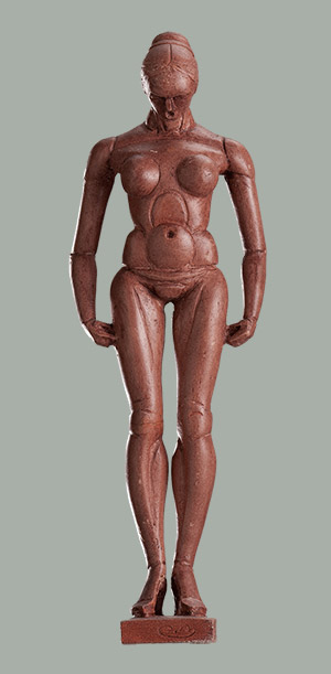 Terracotta female figure. 2015. 30cm