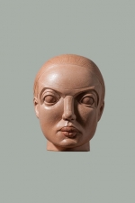  Terracotta female head. 2010. 22cm.